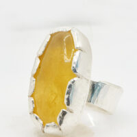 Cocktailring med färgad ädelsten- handgjord Moonbird5 Cocktailring med färgad ädelsten- handgjord Moonbird5