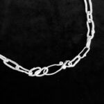 Handsmidd unik halskedja i silver