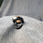 Stor cocktailring med aprikos morganit, Odd Moon R228 - Bild 2