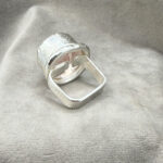 Chunky cocktailring i silver, rosenkvarts R237 - Bild 5