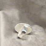 Cabochonslipad ametist i silverring R238 - Bild 8