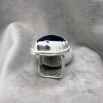 Cabochonslipad ametist i silverring R238 - Bild 6